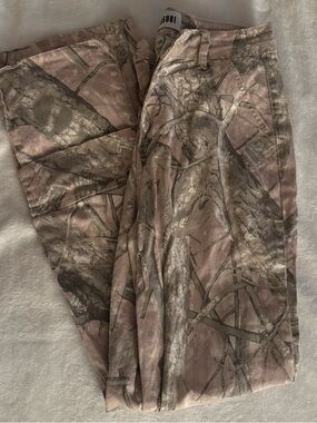 Camo Print Utility Pants Jeans